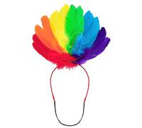 Boland - 44636 - Tiara arc-en-ciel Pride, Progress, LGBTQ, couvre-chef, accessoire de déguisement pour CSD, carnaval et fête à thème