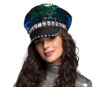 casquette capitaine rainbow réversible - boland 44736 Multicolore G