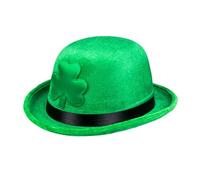 Boland 44911 Chapeau de bowler shamrock unisexe pour adulte Taille unique, Vert