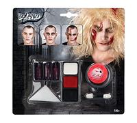Boland 45085 Kit Maquillage Zombie Adulte Blanc/Rouge/Noir Taille Unique