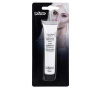 Boland 45170 - Aqua Crème de maquillage blanc, contenance 19 ml, dans un tube, maquillage à base d'eau, fête à thème, carnaval, Halloween