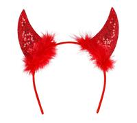 Boland - 4er Set Diadem Devil Diamond, Serre-tête pour costume de diable ou de démon