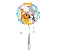Boland 50218 - Pinata Safari - Animaux - Jeu de fête - Décoration - Cadeau d'anniversaire - 44 x 44 x 9 cm