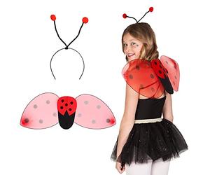 Boland 52853 - Costume de Coccinelle, Serre-tête et Ailes, Taille unique