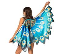 Boland-52876 Ailes de Paon, Adulte Unisexe, 52876, Multicolore, 155 x 115 cm