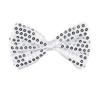 Boland 53121 Papillon Paillettes Spangles, argent, Taille unique