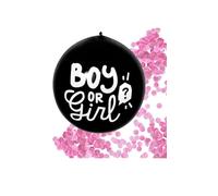 Boland 53256 Ballon Confetti, Rose, 60 (EU)