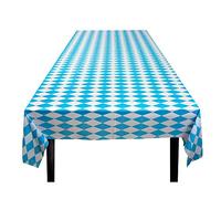 Boland 54256 - Nappe Bavière, motif losange bavarois, dimensions 180 x 130 cm, en plastique, fête de la bière, table, décoration, fête, anniversaire