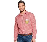 Boland 54267 T-Shirt Oktoberfest Rouge/Blanc Taille M Homme