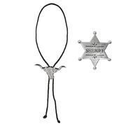 Boland – Collier et étoile de shérif – Gris – Adulte (Homme)