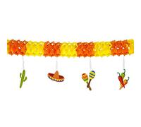 Generique Guirlande en papier Boland 54402 Thème fête mexicaine 4 m