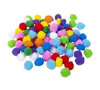 Boland 54454 - Lot de 100 boules pompon pompon boules en peluche bricolage anniversaire mariage cadeau
