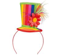Boland 55510 - Serre-tête Blossom, Tiare avec mini chapeau, Accessoires de déguisement pour carnaval, anniversaire ou fête à thème, Chapeau de clown, Accessoire pour costumes de carnaval