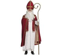 Boland 56840 Costume de Saint-Nicolas, taille L/XL, robe, cape et bonnet, Père Noël, costume, carnaval, fête à thème