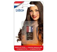 Boland 61865 - Stylo de maquillage Pays-Bas, 3 couleurs dans un stylo, drapeau du pays, couleur corporelle, facile à appliquer et à enlever, Coupe du monde, Championnat d'Europe, Fête à thème,