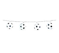 Boland 62518 - Guirlande lumineuse LED de football, longueur 140 cm, type de piles 2 x AA, Coupe du Monde EM, EM, Puplic Viewing, décoration, carnaval, fête à thème
