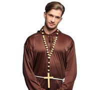 Boland 64349 - Collier avec croix pour déguisements de carnaval, fête à thème, Halloween ou carnaval, prêtre, pasteur