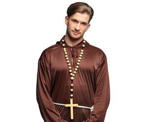 Boland - 64349 - Collier avec croix pour déguisements de carnaval, fête à thème, Halloween ou carnaval, prêtre, pasteur