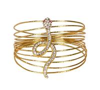 Boland 64426 - Bracelet Noble of the Nile avec Serpent Doré - Egyptère - Cléopâtre - Bijou Fantaisie - Carnaval - Fête à Thème