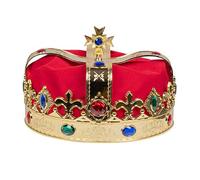 Boland 64557 - Couronne pour enfant Royal King, couronne, empereur, reine, Herzog, chapeau, carnaval, Halloween, fête à thème, théâtre, scène.