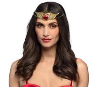 Boland - 64569 - Couronne super-héroïne, tiare dorée, accessoires pour costumes de carnaval, carnaval et fête à thème