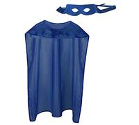 Boland 71053 Costume de héros pour adulte Bleu Taille unique | Ensemble de costume de héros en 2 pièces, femmes et hommes, carnaval, soirée à thème et enterrement de vie de garçon