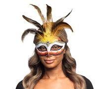 Boland 71986 - Masque oculaire sorcier vaudou, masque tête de mort, accessoires pour costumes, carnaval, fête à thème et Halloween
