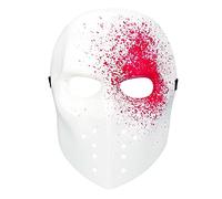 Boland 72276 Bloody Killer Mask, Face Mask, Ice Hockey Mask, Bloody Killer, Psycho, Accessory, Halloween, Carnival, Theme Party