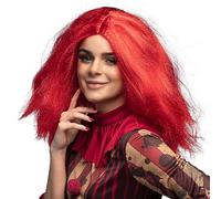 Boland 72282 - Masque d'horreur avec cheveux pour adultes, masque pour Halloween et carnaval, accessoire pour les costumes de fête à thème
