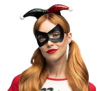 Boland 72343 - Set Arlequin, diadème et masque pour les yeux, set de costume pour le carnaval et Halloween, méchant
