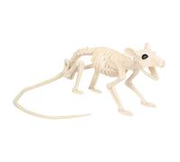 Boland 72407 - Squelette de Rat, Taille 46 cm, Bouche, Rat, Moquette, Plastique, décoration pour Halloween, Carnaval, fête à thème