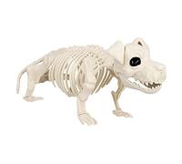 Boland 72416 - Squelette pour chien - Taille 52 cm - Bouche mobile - Chien - Chien - Attrapette en plastique - Décoration pour Halloween, carnaval ou fête à thème