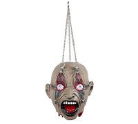 Boland 73089 - Décoration tête de mort avec roses, crâne avec couronne de fleurs,décoration de table pour Halloween et carnaval, Dia de los Muertos