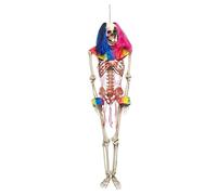 Boland - 73111 - Décoration suspendue d'horreur, squelette de cirque, 160 cm, décoration de fête pour une fête à thème et Halloween, décoration suspendue