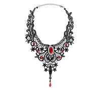 Boland 73129 - Collier Vampire Gisela, Collier pour déguisements, Halloween et Carnaval, Sorcière