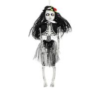 Boland 73201 - Décoration suspendue d'horreur, danseuse squelette, 40 cm, décoration de fête pour la fête à thème et Halloween, décoration suspendue