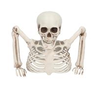 Boland - 73214 - Décoration squelette, 20 cm, Décoration pour Halloween et Carnaval, Décoration de fête