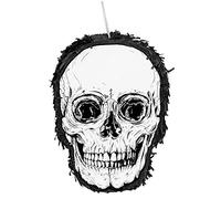 Boland 74121 - Pinata tête de mort, taille 25 x 35 cm, décoration à suspendre, Dia de los Muertos, décoration pour Halloween, fête à thème, anniversaire et carnaval