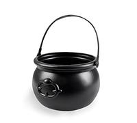 Boland 74463 - Bouilloire de sorcière en Plastique Noir, 13 x 19 cm, décoration Costume, Halloween, Carnaval, fête à thème, Accessoire