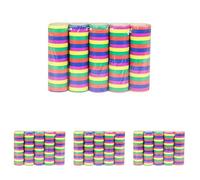 Boland 76050 - Banderoles 5 Couleurs, 5 pièces, Longueur 400 cm chacune, difficilement inflammables, Multicolore, Multicolore, Carnaval, Anniversaire, décoration, Disco, Anniversaire d'enfant