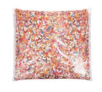 Boland 76151 - Confettis en papier colorés, 1 kg dans un sachet, décoration pour carnaval, anniversaire et soirée à thème