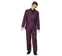 Boland 79202 - Costume pour enfant méchant, cravate, veste 2 en 1 et pantalon, costume, costume pour adolescent, garçon, psycho, Halloween, carnaval, fête à thème