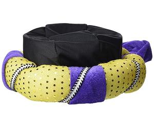 Boland 81002 - Chapeau Turban Sultan Orient pour déguisements de carnaval, casquette en peluche pour costumes de carnaval et de fête à thème, roi arabe