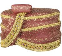Boland 81031 Chapeau Sultan Ali, tour de tête jusqu'à 59 cm, rouge/or, chapeau, chei, arabe, costume, carnaval, fête à thème