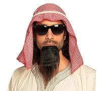 Boland 81034 - Costume de chêne, foulard, corde, lunettes de fête, barbe, arabe, Sultan, fête à thème, carnaval
