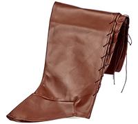 Boland 81993 - Bottes Walker, marron, Accessoire pour costume de pirate, pirate des mers, mousquetaire ou médiéval, Accessoire pour costume de carnaval