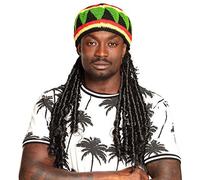 Boland 82008 Bonnet rasta avec dreadlocks