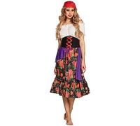 Boland 83565 Gypsy Costume pour adulte Gypsy Rilana - Rouge