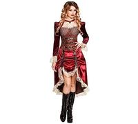 Boland 83648 Déguisement pour adulte, femme, marron, rouge