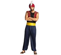 Boland 83839 - Costume Aziz, taille M / L, Sultan, Ensemble turban, gilet, ceinture et pantalon, Unisexe, Adulte, Carnaval, Fête à thème